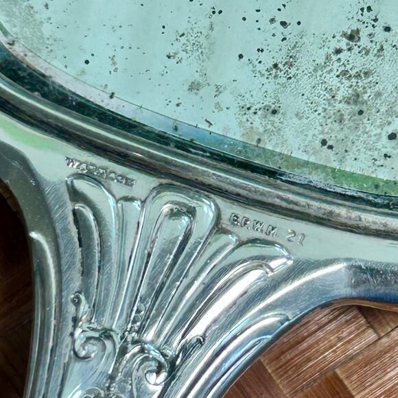 Vintage Wallace Silverplate Hand Mirror – Art Deco Vanity Mirror with Etched “E” - Picture 14 of 14